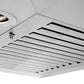 ZLINE Wall Mount Range Hood in Stainless Steel with Crown Molding - KECRN