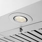 ZLINE Wall Mount Range Hood in Stainless Steel with Crown Molding - KECRN