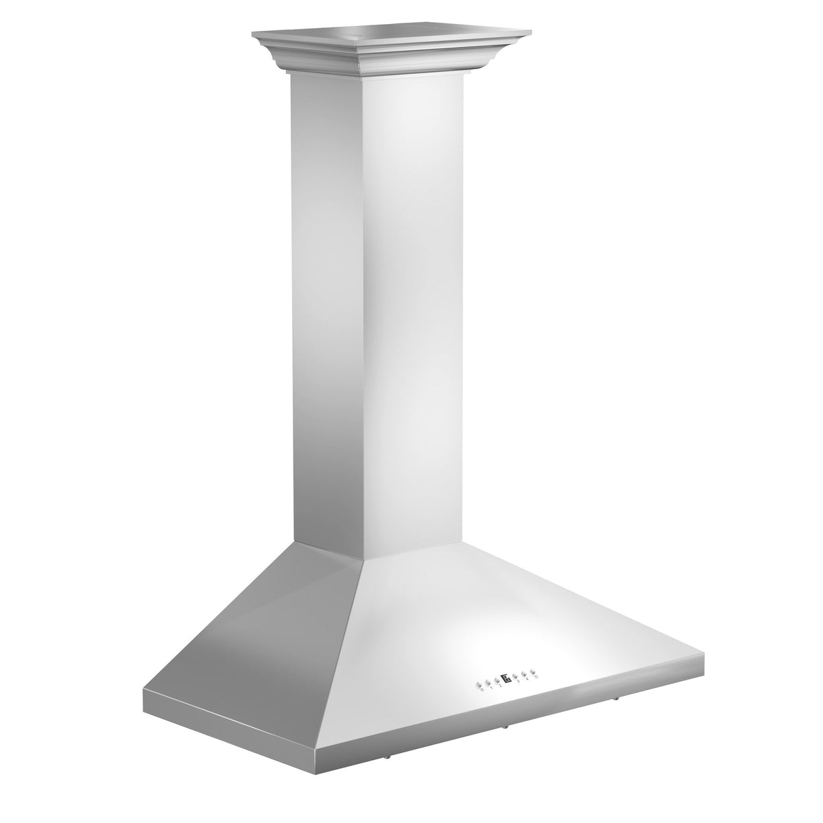 ZLINE Wall Mount Range Hood in Stainless Steel with Crown Molding - KL2CRN