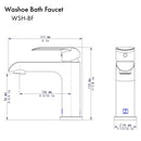 ZLINE Washoe Bath Faucet in Chrome