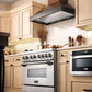 ZLINE Wooden Wall Mount Range Hood in Antigua and Walnut