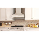 ZLINE Wooden Wall Mount Range Hood in White