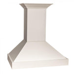 ZLINE Wooden Wall Mount Range Hood in White - Includes Motor - KBTT