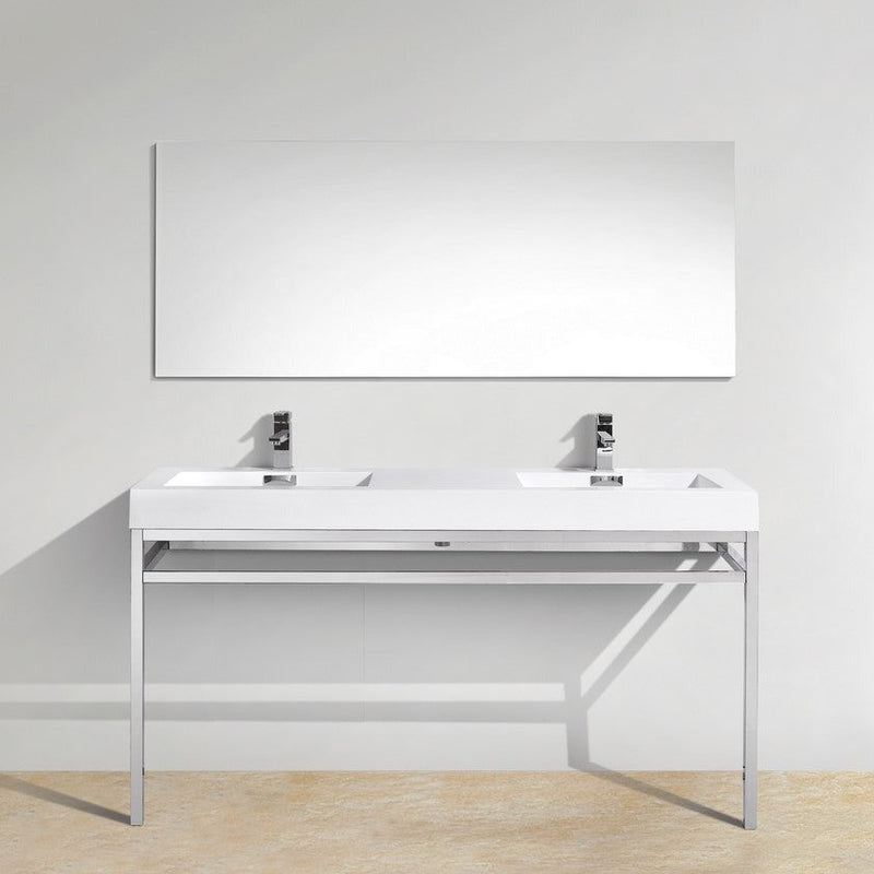 haus-60-double-sink-stainless-steel-console-w-white-acrylic-sink-chrome-ch60d