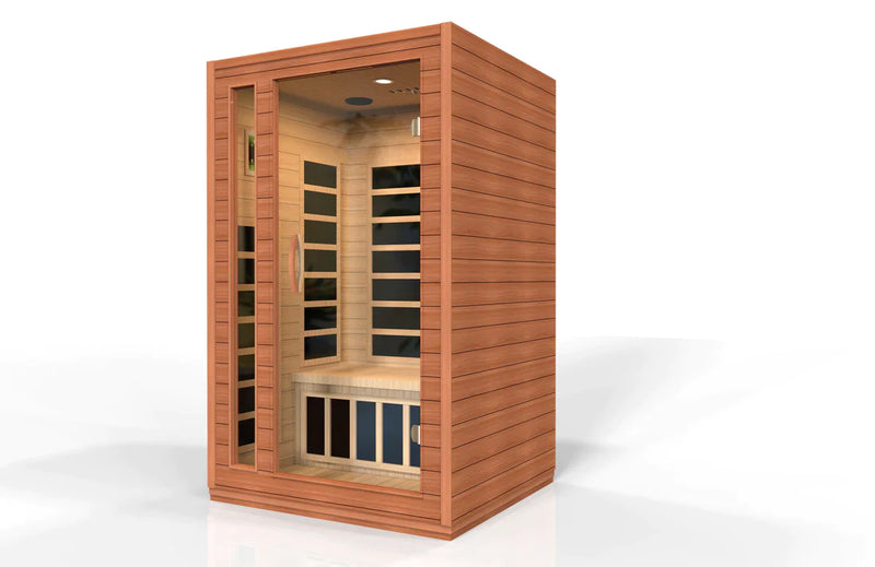 Golden Designs Dynamic "Avila Elite" FAR Infrared Sauna with Hemlock Wood - DYN-6103-01 Elite
