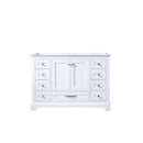 Lexora Dukes 48" White Vanity Cabinet Only - LD342248SA00000