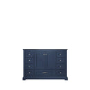 Lexora Dukes 48" Navy Blue Vanity Cabinet Only LD342248SE00000