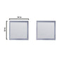 Lexora Dukes 84" Dark Grey Double Vanity, no Top and 34" Mirrors LD342284DB00M34