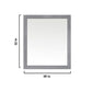 Lexora Jacques 30" Distressed Grey Single Vanity, no Top and 28" Mirror LJ342230SD00M28