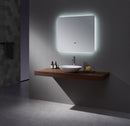 Lexora Lugano 36" Wide x 32" Tall LED Mirror w/ Defogger LL3632LEDM