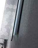 Lexora Lugano 36" Wide x 32" Tall LED Mirror w/ Defogger LL3632LEDM