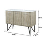 Lexora Lancy 48" Rustic Acacia Bathroom Vanity, White Quartz Top, and White Square Sink LLC48SKSOS000