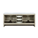 Lexora Lafarre 80" Rustic Acacia Double Bathroom Vanity, White Quartz Top, and White Square Sinks LLF80DKSOD000