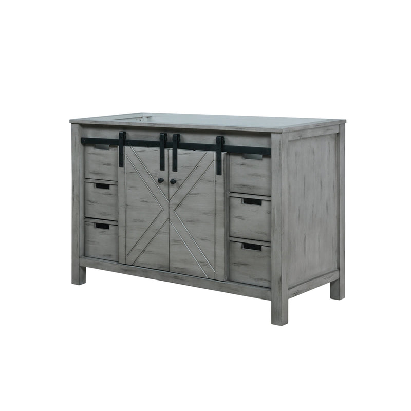 Lexora  Marsyas 48" Ash Grey Vanity Cabinet Only LM342248SH00000