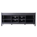 Lexora  Marsyas 84" Dark Grey Vanity Cabinet Only LM342284DB00000