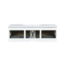 Lexora Scopi 48" Rustic Acacia Bathroom Vanity, Acrylic Composite Top with Integrated Sink, and 43" Frameless Mirror LSC48SRAOSM43
