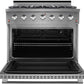 NXR 36 in. Natural Gas Range and Under Cabinet Range Hood Package, SC3611EHBD