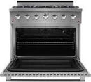 NXR 36" Propane Gas Range & Under Cabinet Hood Bundle, Stainless Steel SC3611LPEHBD