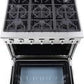 NXR 36" Propane Gas Range & Under Cabinet Hood Bundle, Stainless Steel SC3611LPEHBD