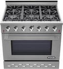NXR 36" Propane Gas Range & Under Cabinet Hood Bundle, Stainless Steel SC3611LPEHBD