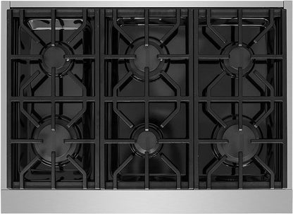 NXR 36" Propane Gas Cooktop & Under Cabinet Hood Bundle, Stainless Steel SCT3611LPEHBD