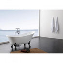 kingston-brass-aqua-eden-51-inch-acrylic-single-slipper-clawfoot-tub-no-faucet-drillings-white-oil-rubbed-bronze-vtnd512824c5