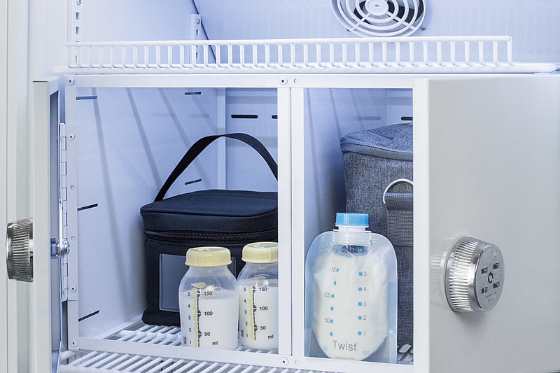 Accucold 15 Cu.Ft. MOMCUBE™ Breast Milk Refrigerator with Interior Lockers