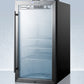 Accucold 19" Wide Nutrition Center Glass Door All-Refrigerator