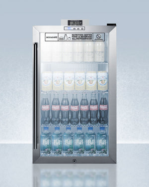 Accucold 19" Wide Nutrition Center Glass Door All-Refrigerator