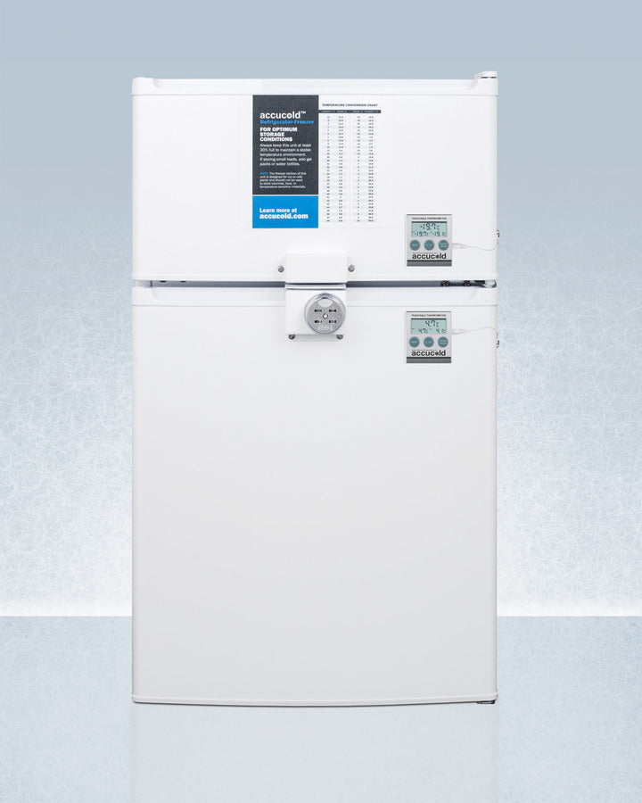 Accucold 19" Wide Refrigerator-Freezer ADA Compliant