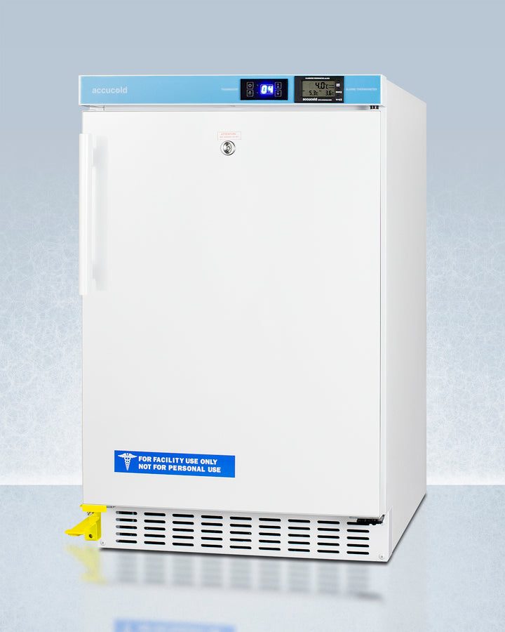 Accucold 20" Wide Built-In Pharmacy All-Refrigerator ADA Compliant Angle
