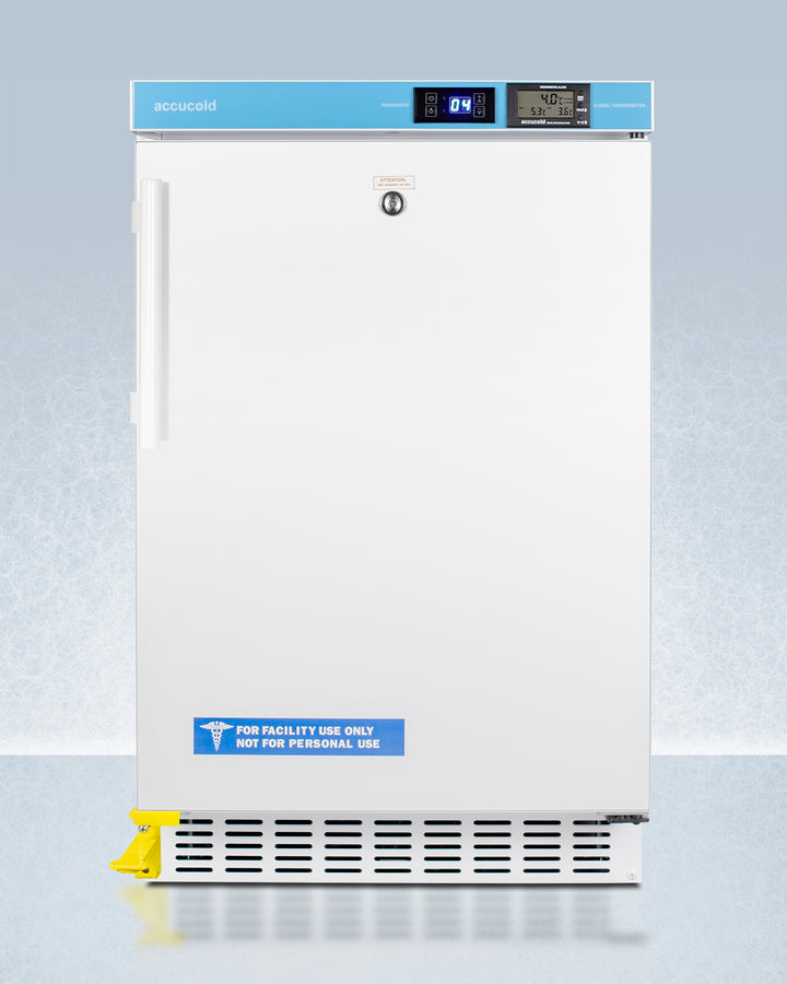 Accucold 20" Wide Built-In Pharmacy All-Refrigerator ADA Compliant Front