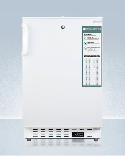 Accucold 20" Wide Built-In Vaccine All-Freezer ADA Compliant
