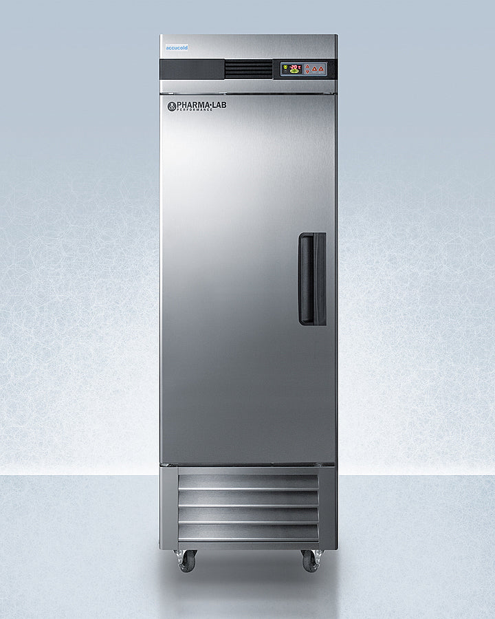 Accucold 23 Cu.Ft. Upright Pharmacy Freezer in Stainless Steel with Left Hand Door