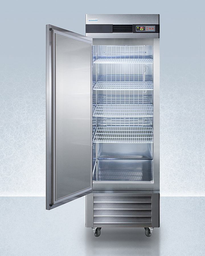 Accucold 23 Cu.Ft. Upright Pharmacy Freezer in Stainless Steel with Left Hand Door