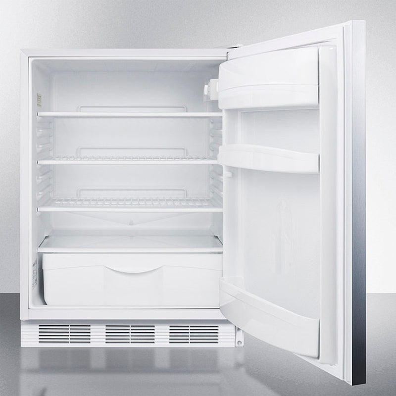 Accucold 24" Wide All-Refrigerator ADA Compliant with Horizontal Handle