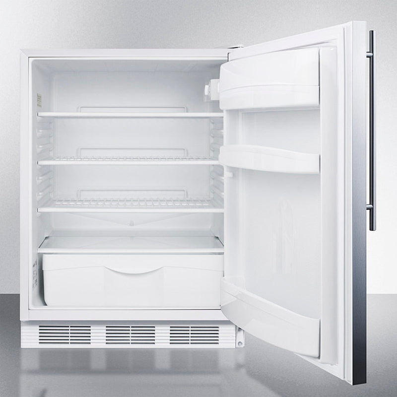 Accucold 24" Wide All-Refrigerator ADA Compliant with Thin Handle