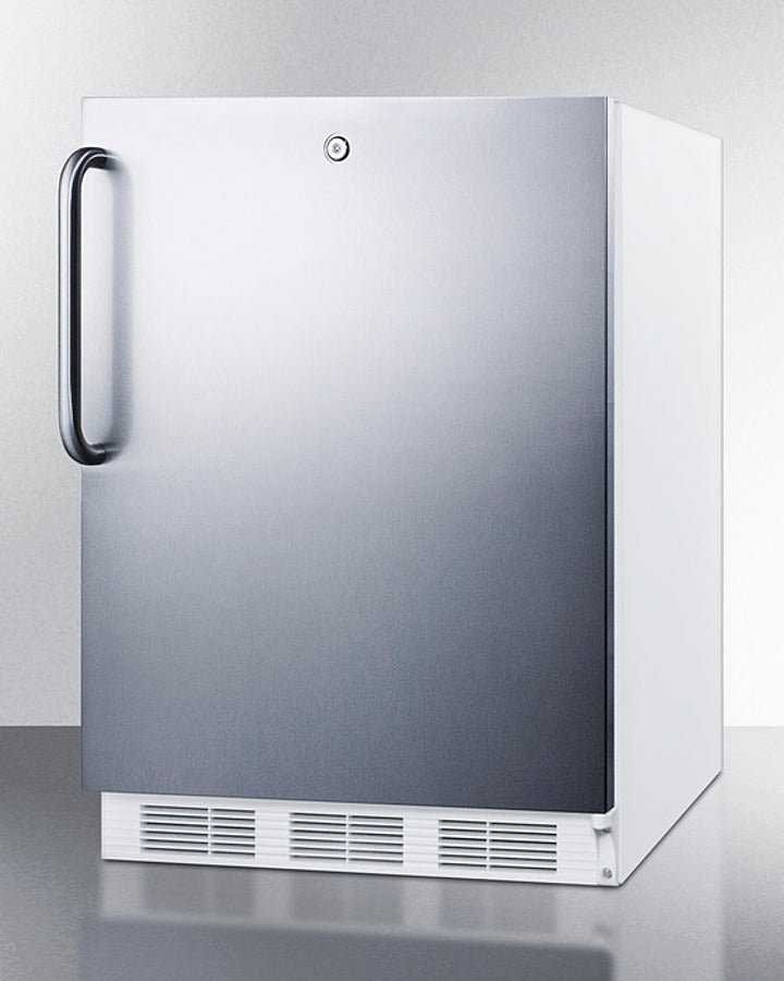 Accucold 24" Wide All-Refrigerator ADA Compliant with Towel Bar Handle