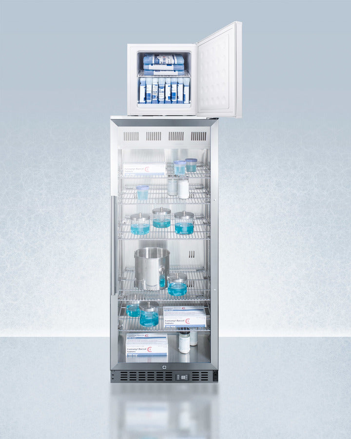 Accucold 24" Wide All-Refrigerator/All-Freezer Combination Full