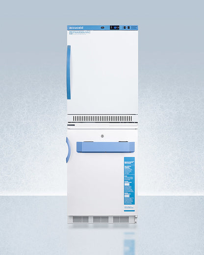 Accucold 24" Wide All-Refrigerator/All-Freezer Combination