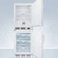 Accucold 24" Wide All-Refrigerator/All-Freezer Combination with Probe Hole Open