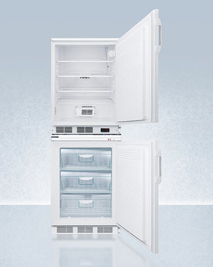 Accucold 24" Wide All-Refrigerator/All-Freezer Combination with Probe Hole Open