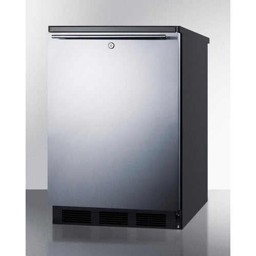 Accucold 24" Wide All-Refrigerator Auto Defrost with Stainless Steel Door