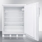 Accucold 24" Wide All-Refrigerator in White Exterior