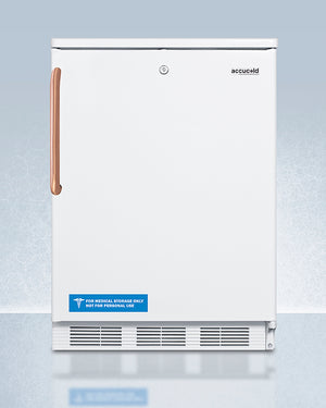 Accucold 24" Wide All-Refrigerator with Antimicrobial Pure Copper Handle