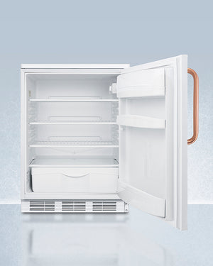 Accucold 24" Wide All-Refrigerator with Antimicrobial Pure Copper Handle