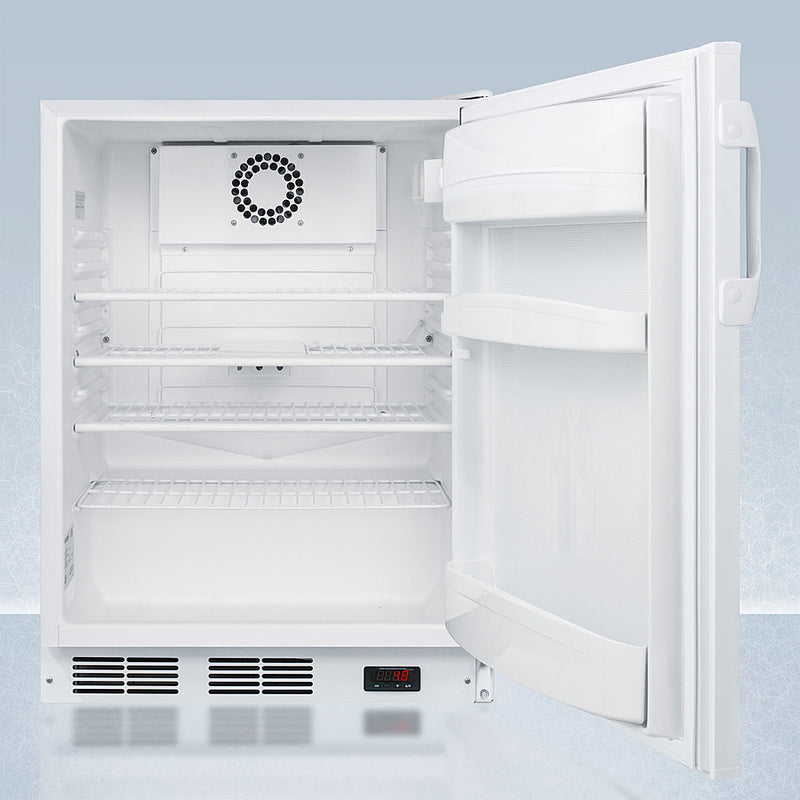 Accucold 24" Wide All-Refrigerator with Auto Defrost ADA Compliant