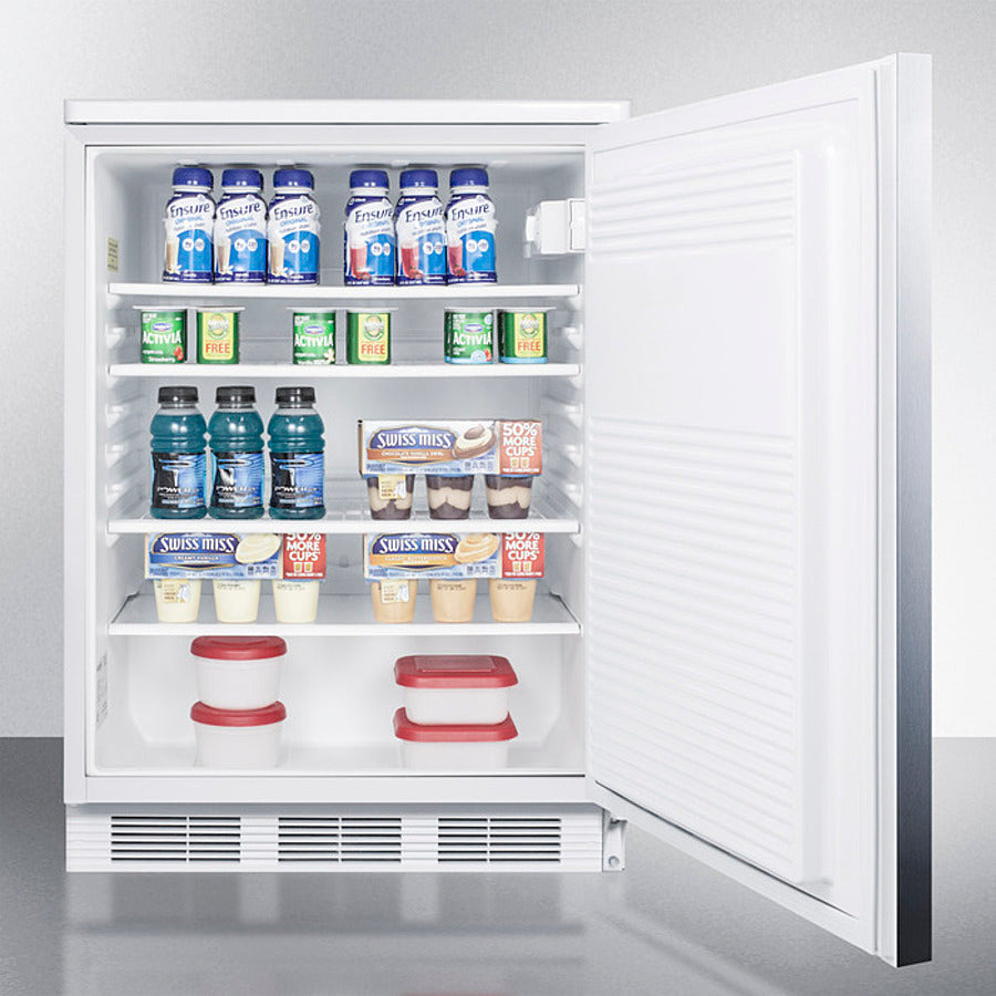 Accucold 24" Wide All-Refrigerator with Horizontal Handle