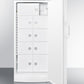 Accucold 24" Wide All-Refrigerator with Nine Interior Locking Compartments