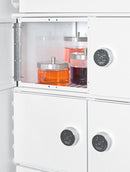 Accucold 24" Wide All-Refrigerator with Nine Interior Locking Compartments